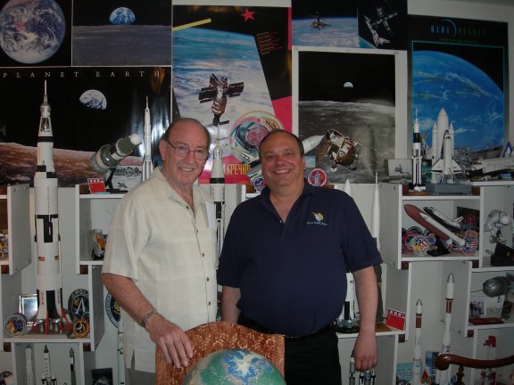 Dr. Edgar Mitchell visits