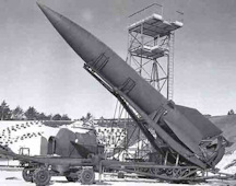 V-2 on transport trailer